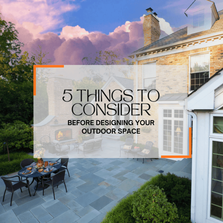 designing your outdoor space